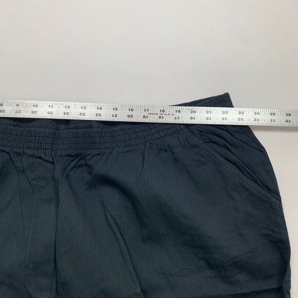 Only Necessities Black Pants Plus Size 32T Tall Cotton/Polyester Blend - Picture 5 of 7